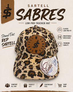 Sartell Sabres Women's Unstructured Fashion Prints Cap - Leopard