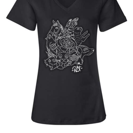 The "Jimmy inspired" Central MN Rainbow Bridge T-shirt - Women's Cut