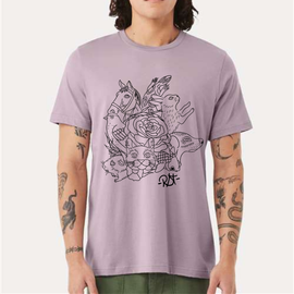 The "Jimmy inspired" Central MN Rainbow Bridge T-shirt - Black Design