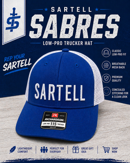 Sartell Sabres Blue Richardson 115 Cap