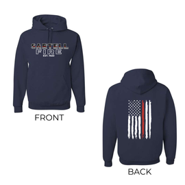 Sartell Fire Flag 242 Hooded Sweatshirt