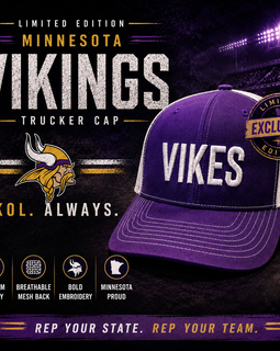 Richardson MN VIKES Purple & White Cap