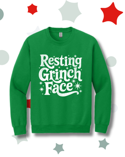 Resting Grinch Face Sweatshirt