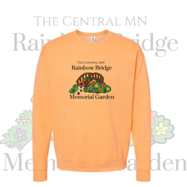 The Central MN Rainbow Bridge Memorial Garden Crew Sweatshirt