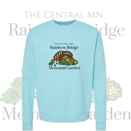 The Central MN Rainbow Bridge Memorial Garden Crew Sweatshirt