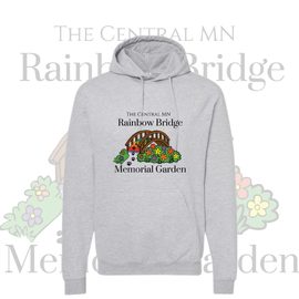 The Central MN Rainbow Bridge Memorial Garden Hooded Sweatshirt