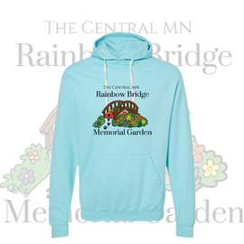 The Central MN Rainbow Bridge Memorial Garden Hooded Sweatshirt