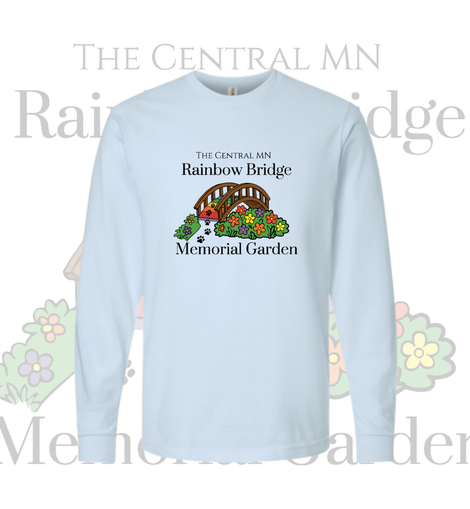 The Central MN Rainbow Bridge Memorial Garden Long Sleeved T-Shirt