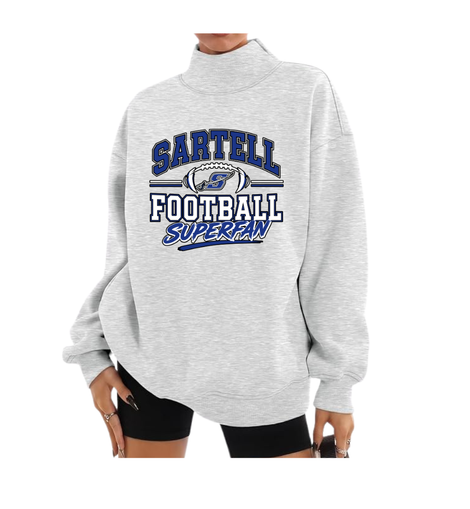 Sartell Superfan Mock Neck Sweatshirt