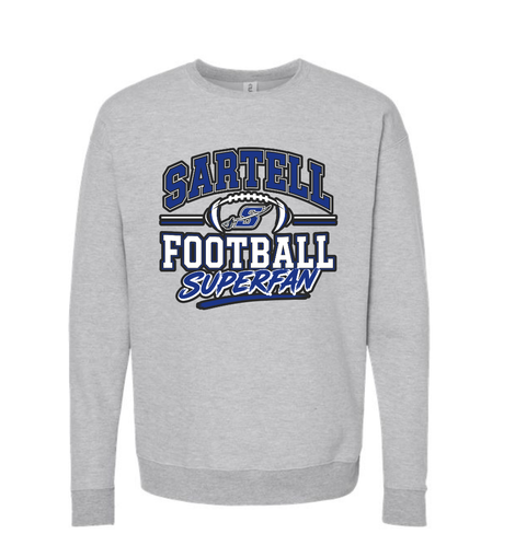 Sartell Superfan Crew Neck Youth Sweatshirt