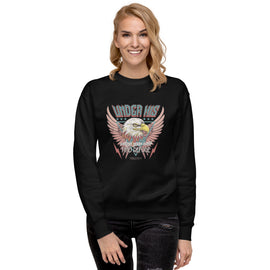 "Under his Wings Crew Neck" Unisex Premium Sweatshirt